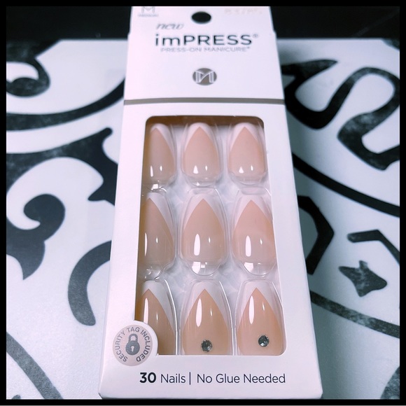 ❌SOLD!!❌imPRESS Press-On Manicure-So French (MEDIUM) - Picture 2 of 6